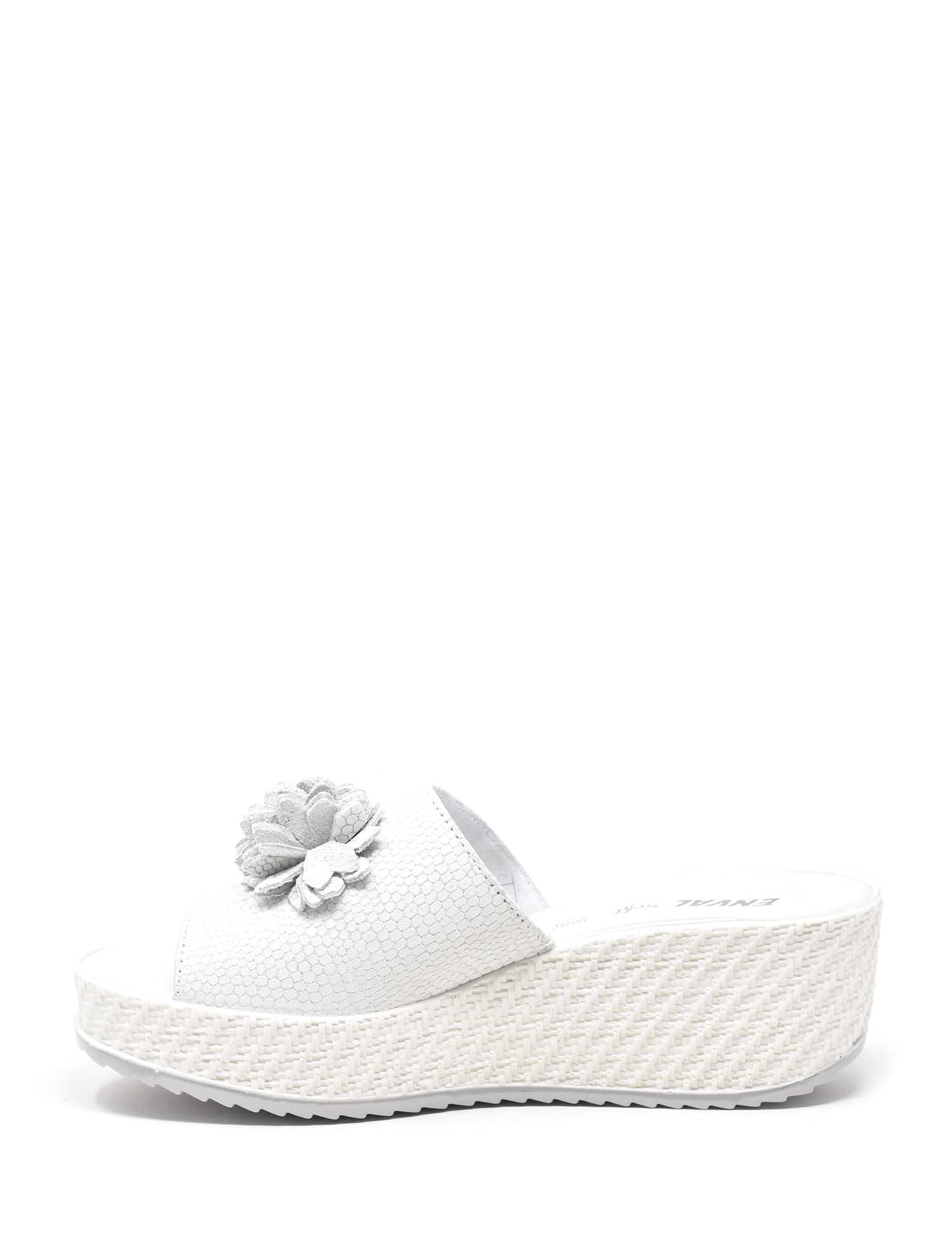 Sandali zeppa Bianco Enval