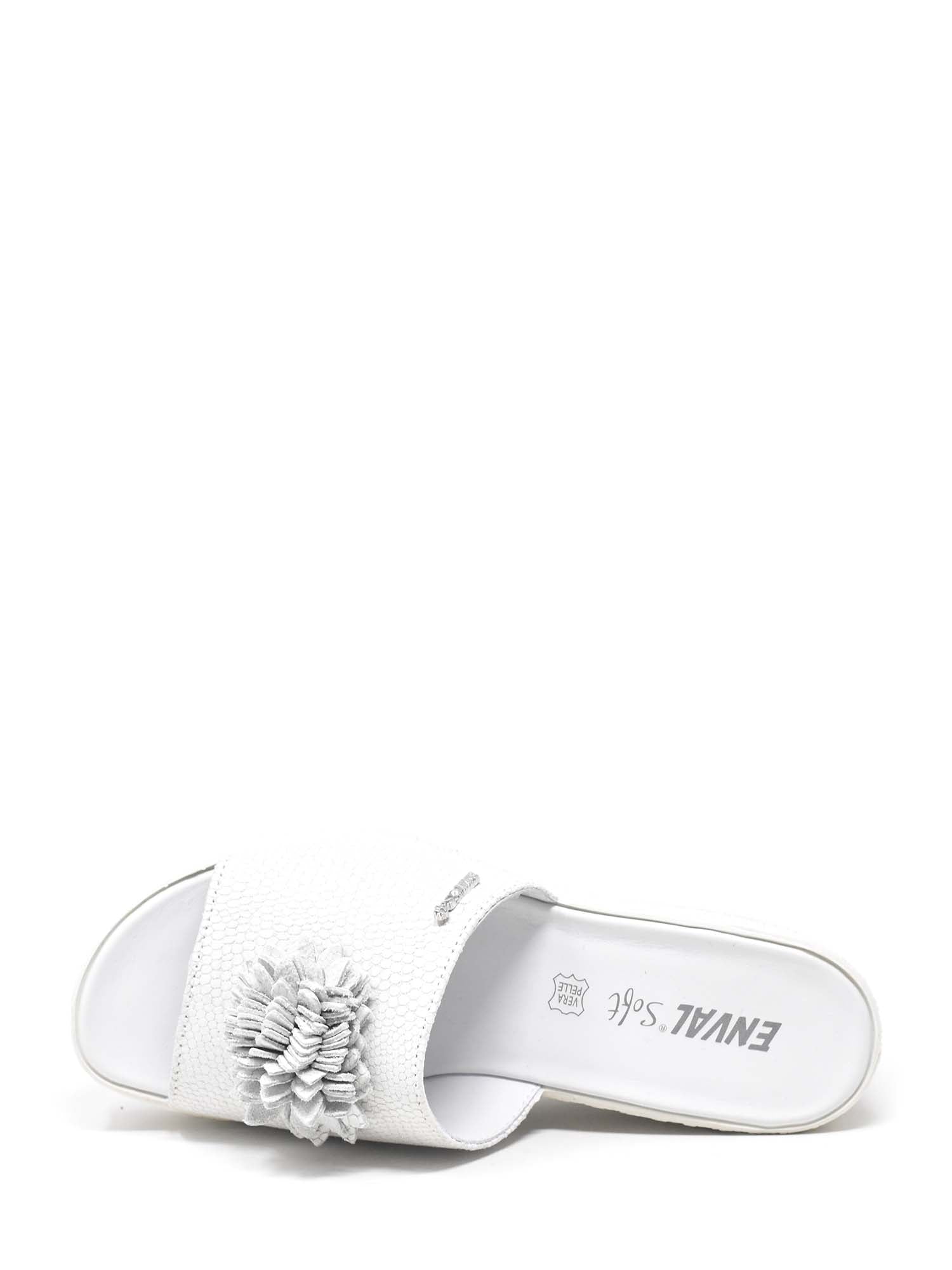 Sandali zeppa Bianco Enval