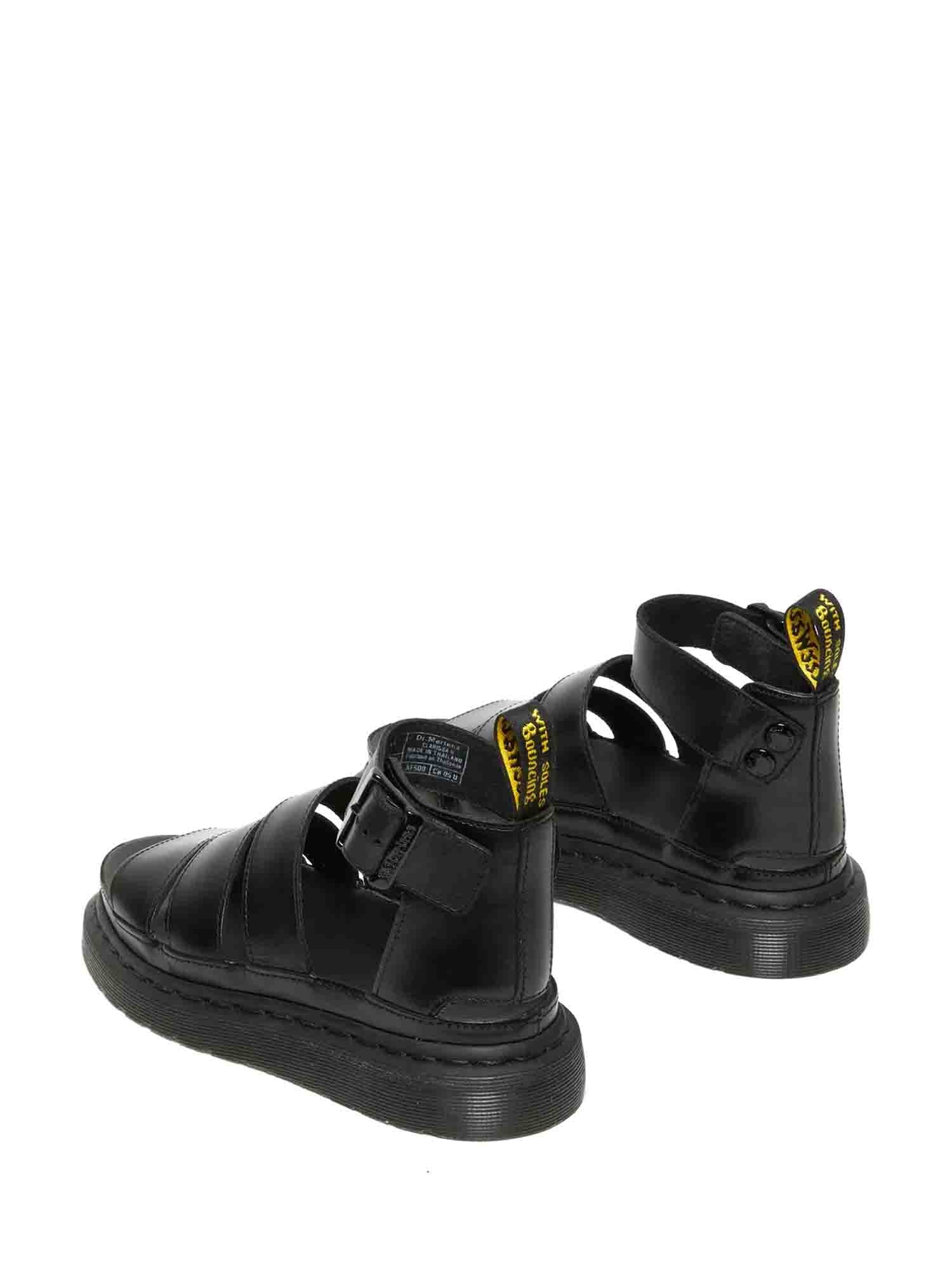 Sandali Nero Dr. Martens