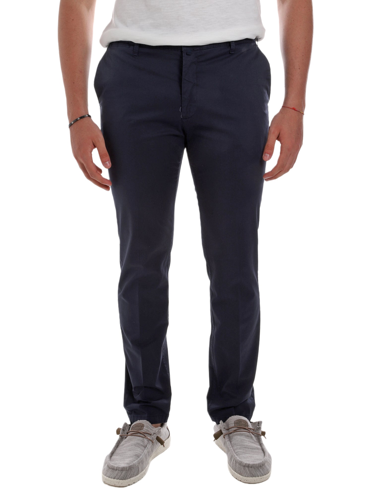 Pantaloni Blu Borgoni Milano