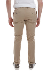 Pantaloni Beige Borgoni Milano