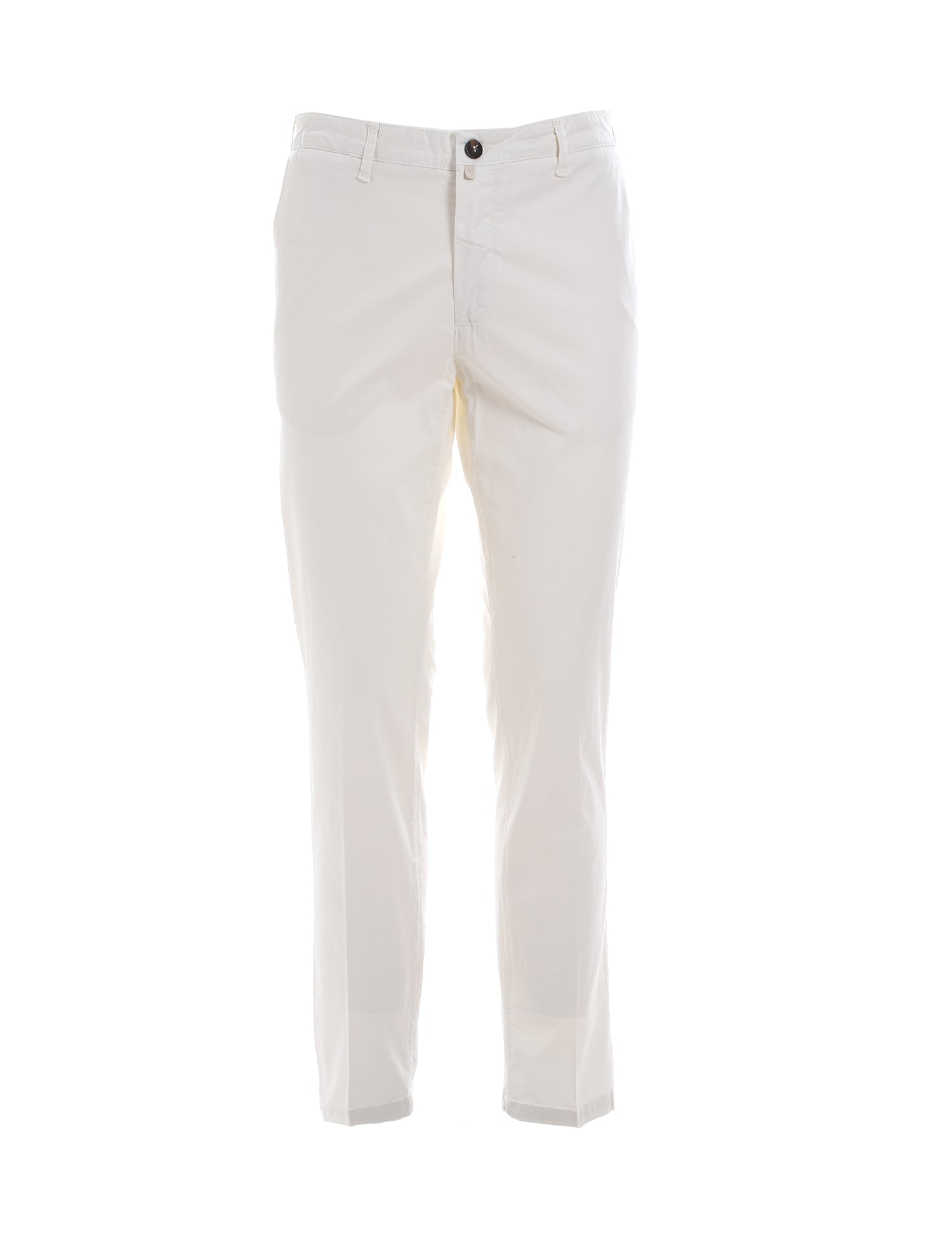 Pantaloni Bianco Borgoni Milano