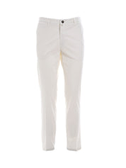 Pantaloni Bianco Borgoni Milano