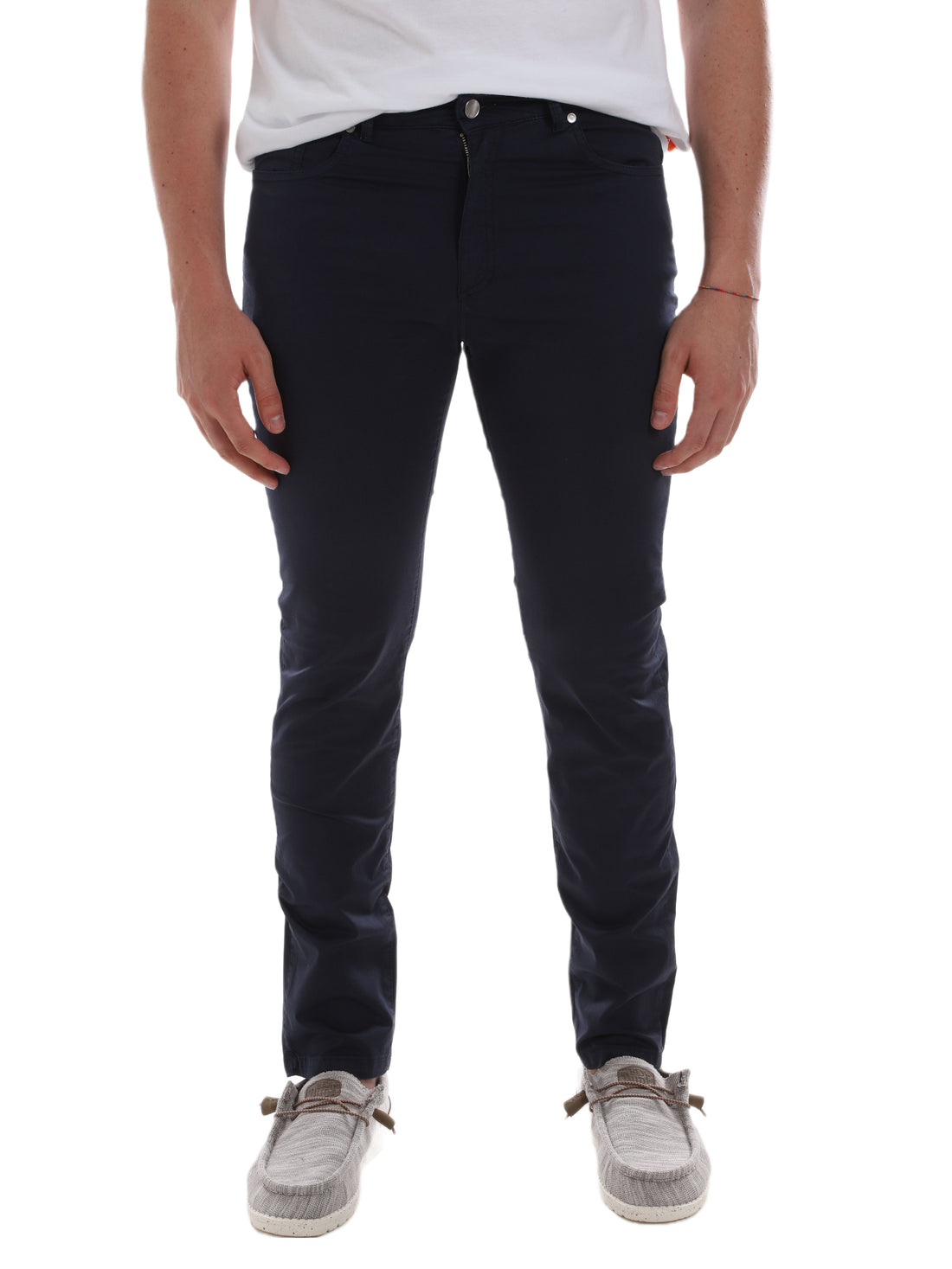 Pantaloni Blu Borgoni Milano