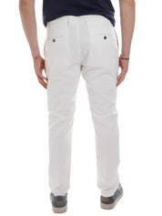 Pantaloni Bianco Borgoni Milano
