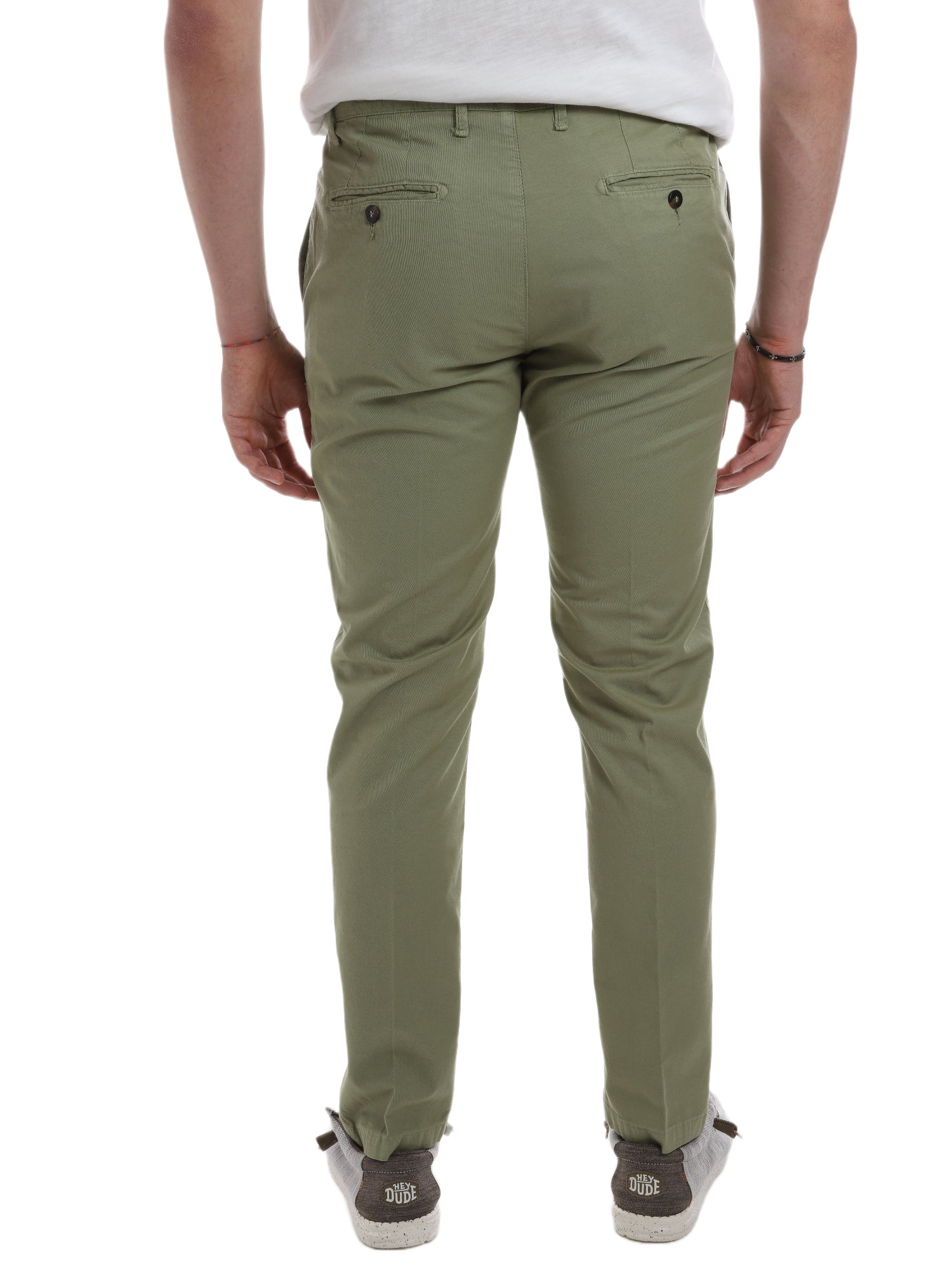 Pantaloni Verde Borgoni Milano