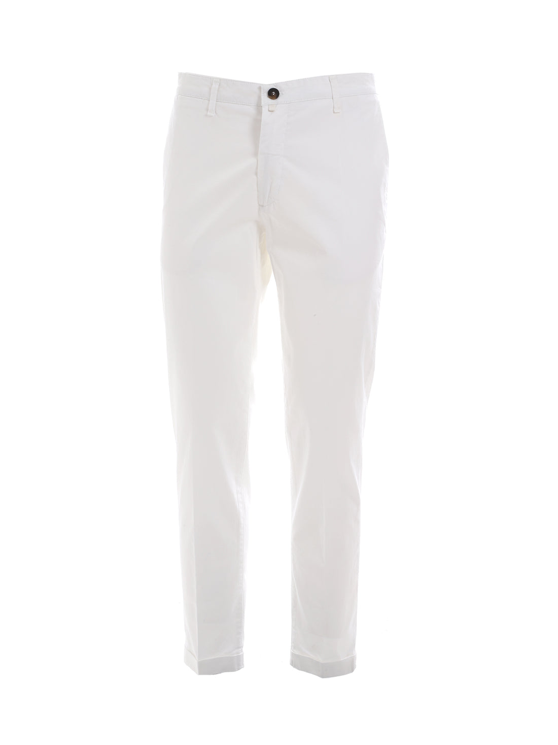 Pantaloni Bianco Borgoni Milano