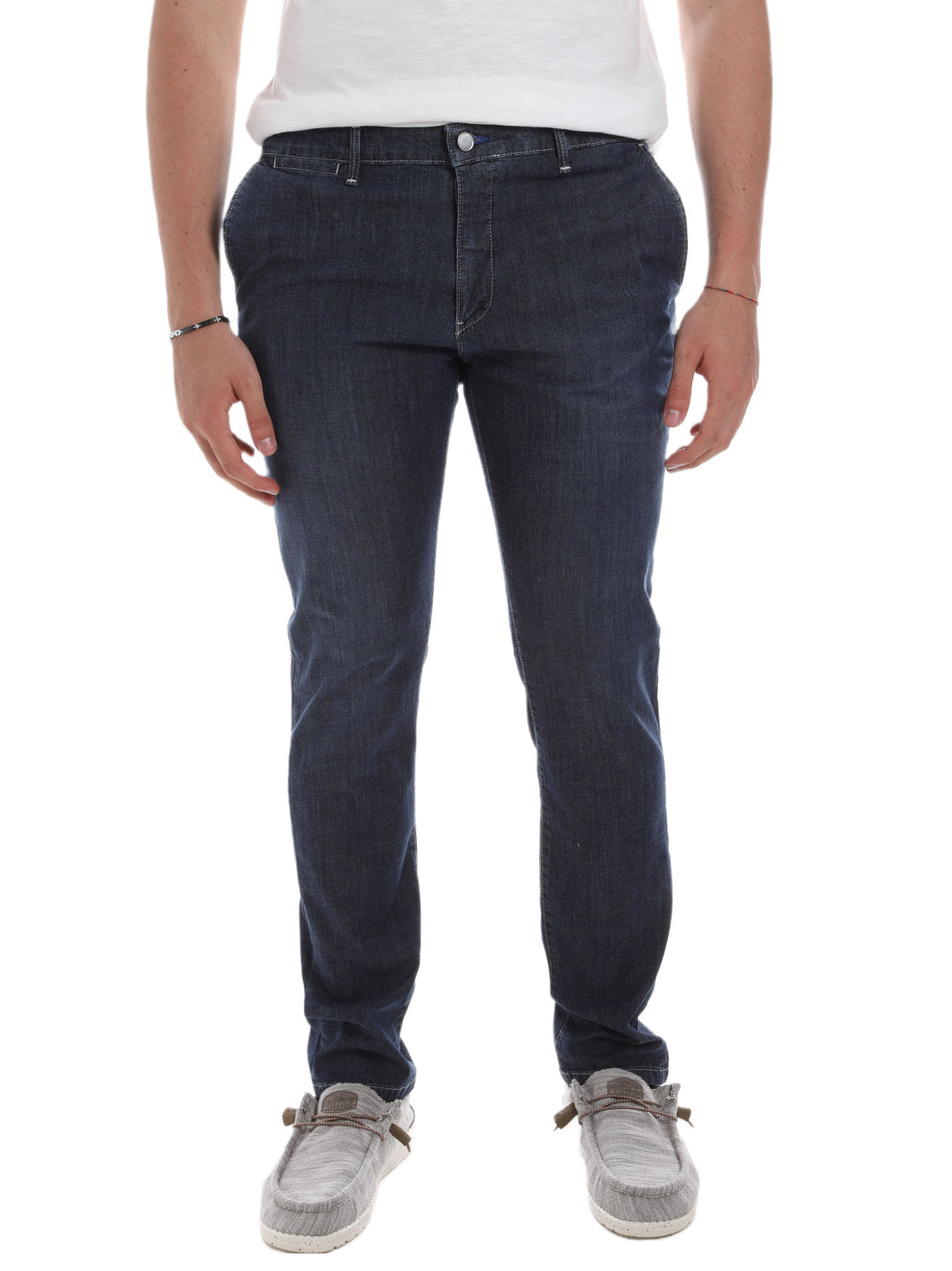 Jeans Blu Scuro Borgoni Milano