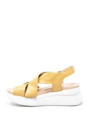 Sandali zeppa Giallo Callaghan