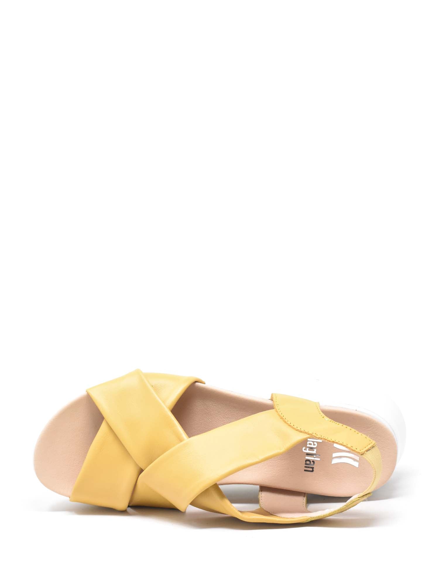 Sandali zeppa Giallo Callaghan