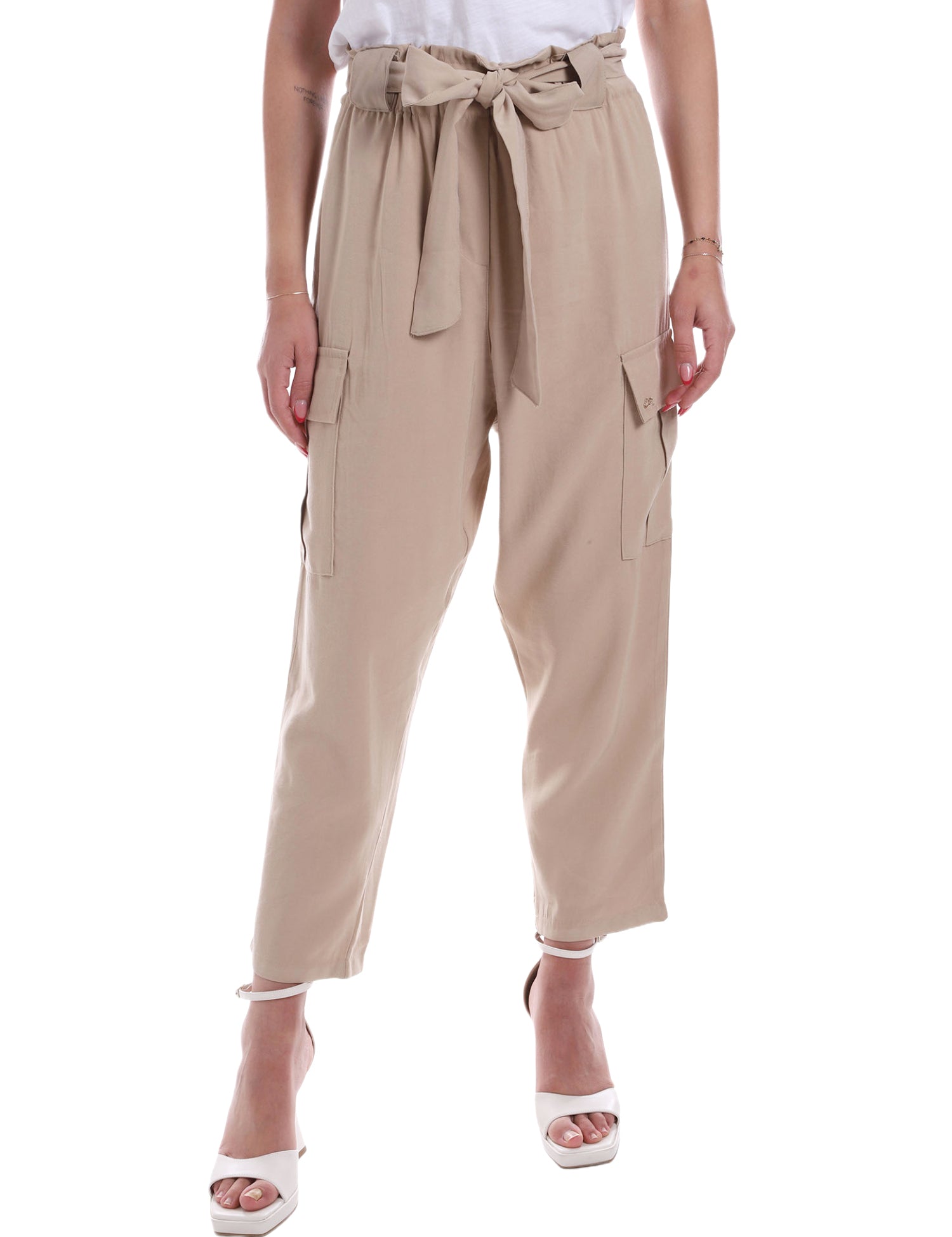 Pantaloni Beige Yes-zee