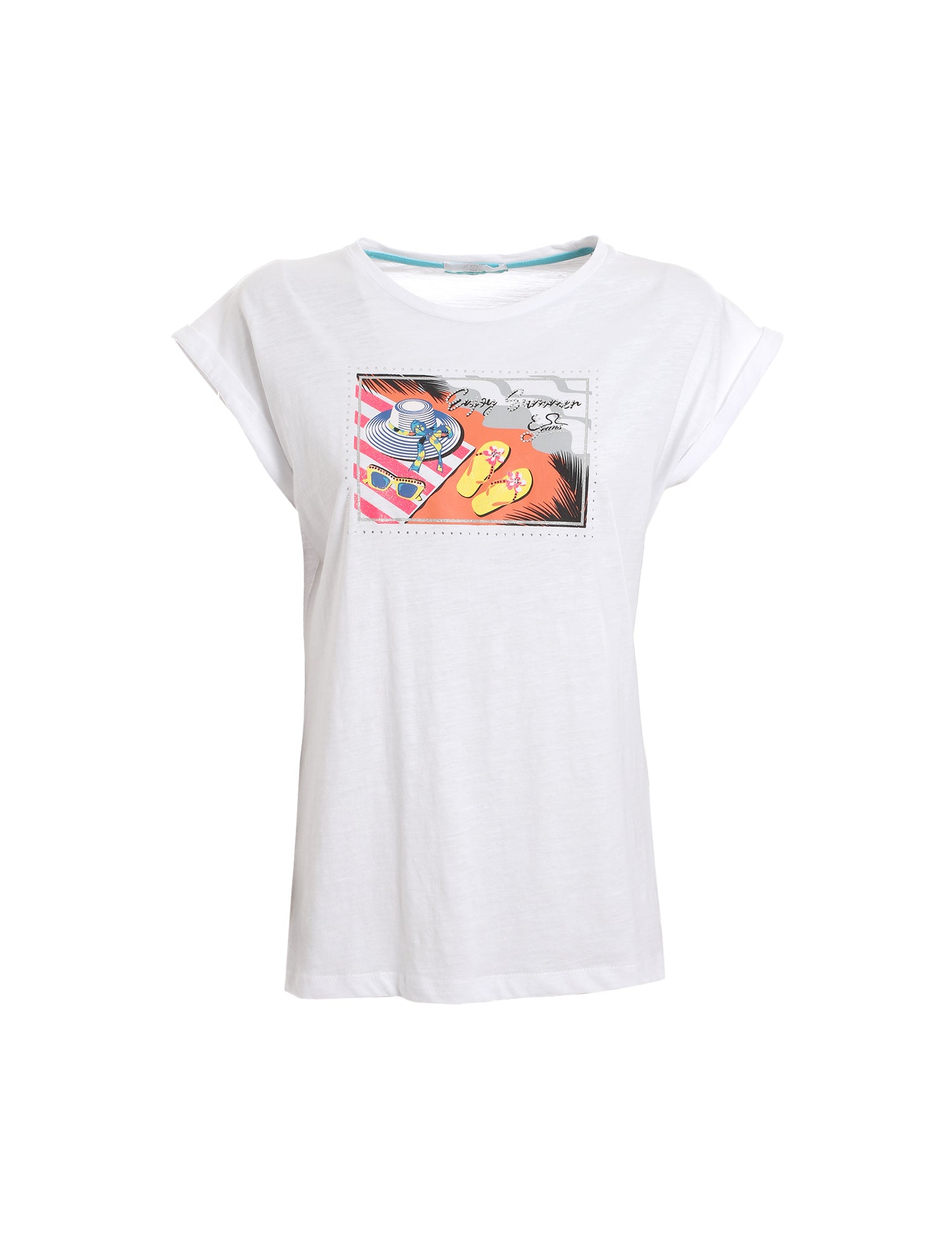 T-shirt Bianco Yes-zee
