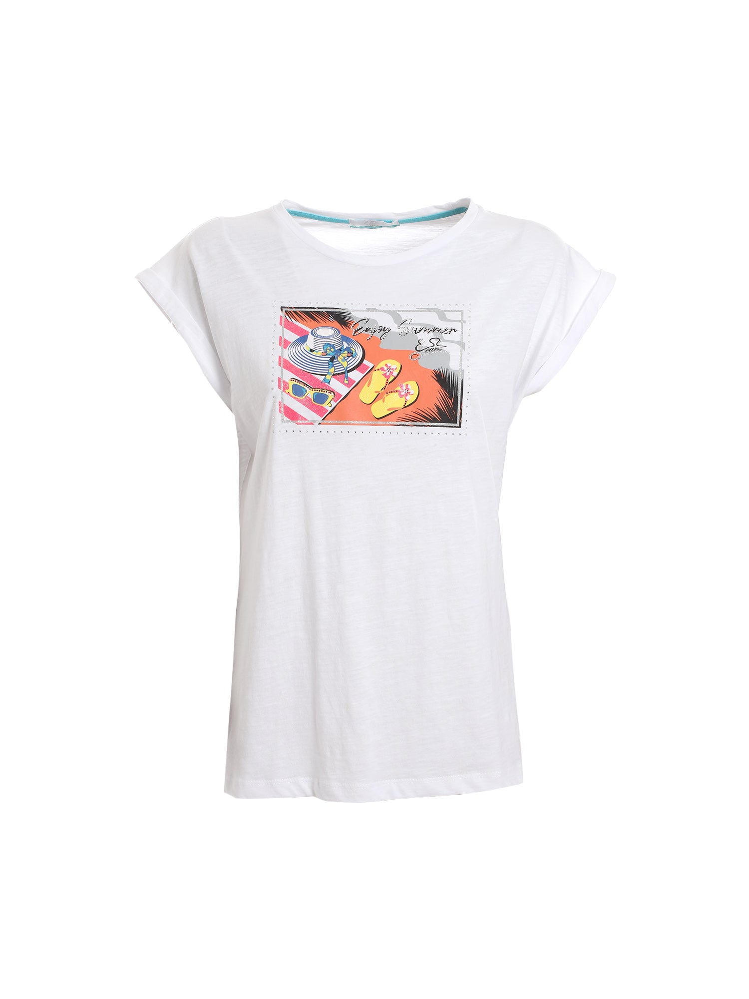 T-shirt Bianco Yes-zee