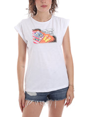T-shirt Bianco Yes-zee