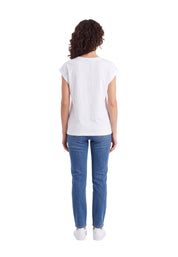 T-shirt Bianco Yes-zee