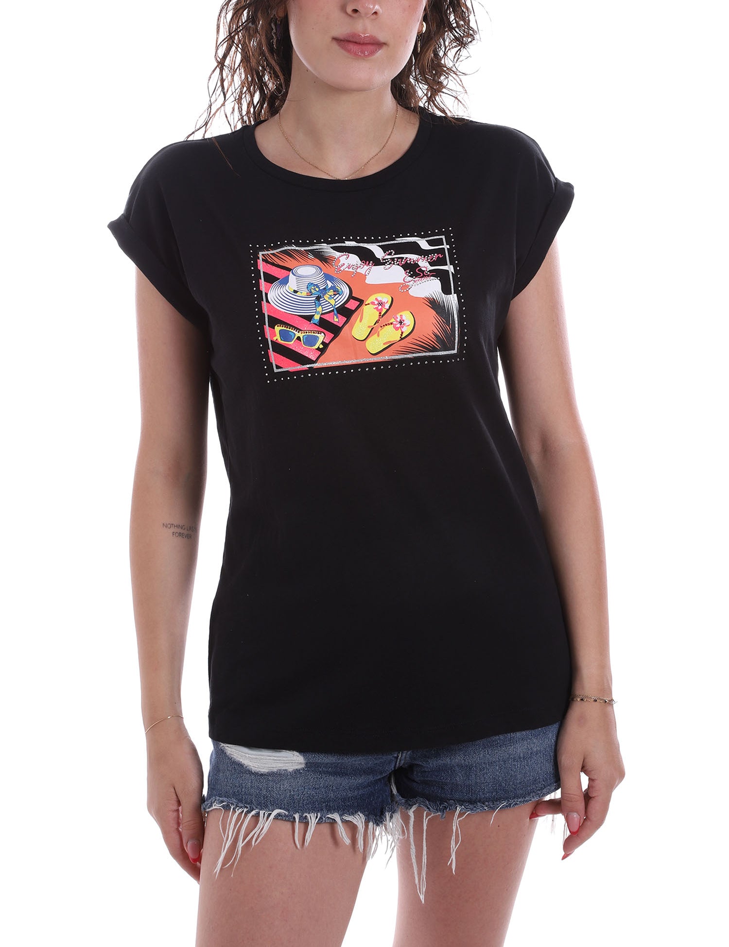 T-shirt Nero Yes-zee