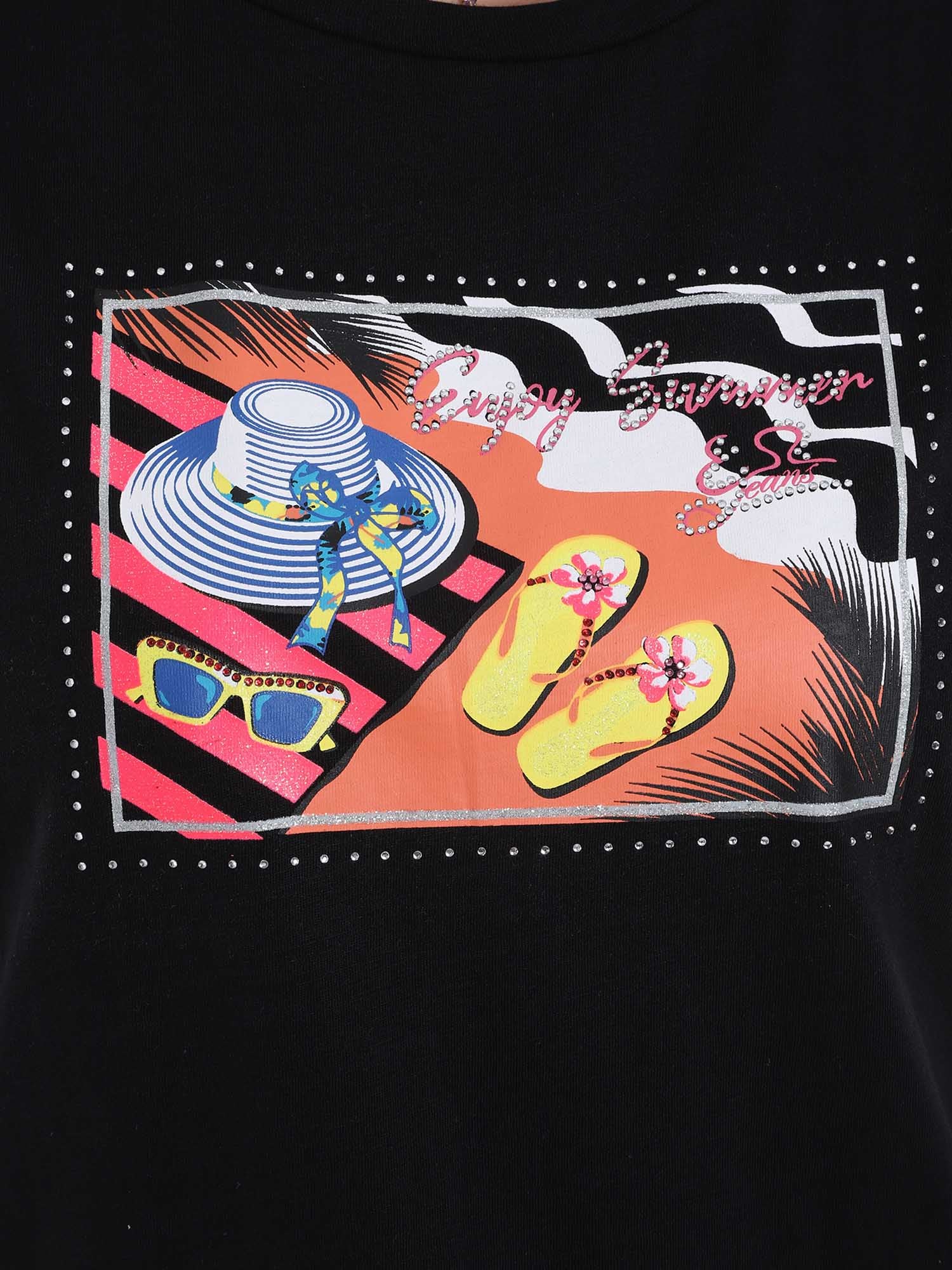 T-shirt Nero Yes-zee