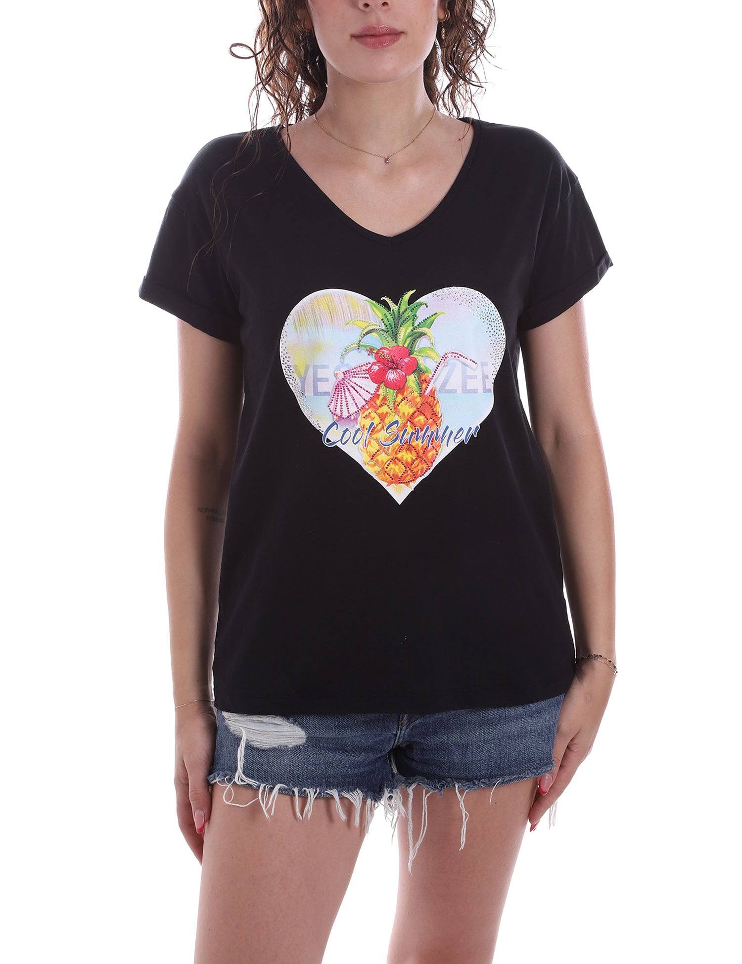 T-shirt Nero Yes-zee