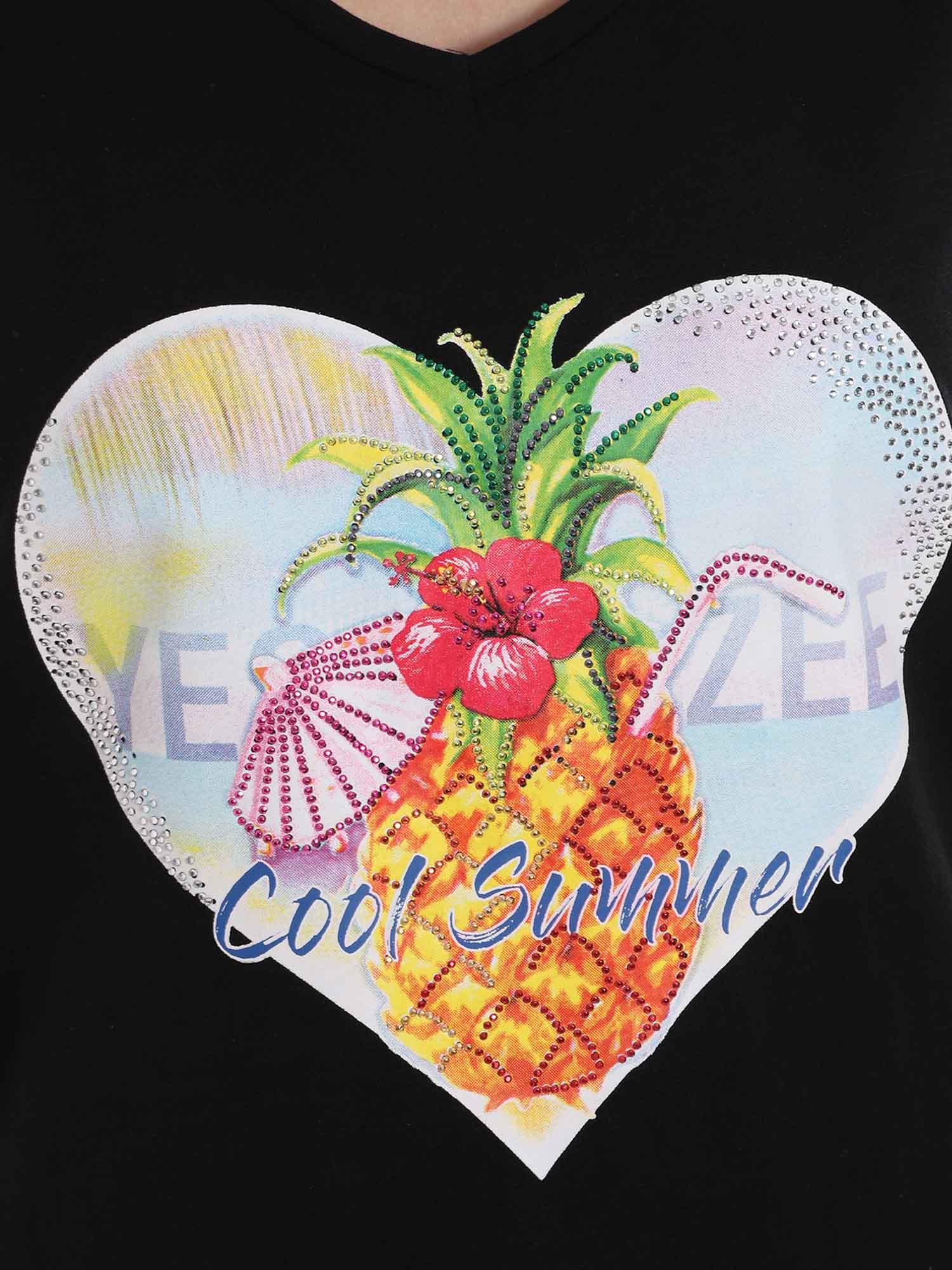 T-shirt Nero Yes-zee