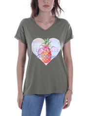 T-shirt Verde Yes-zee