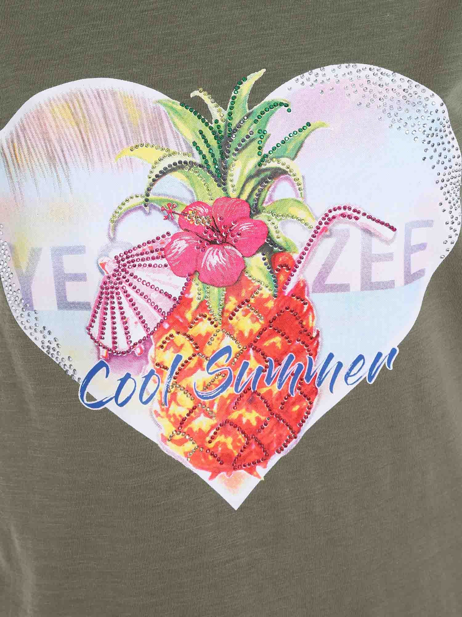 T-shirt Verde Yes-zee