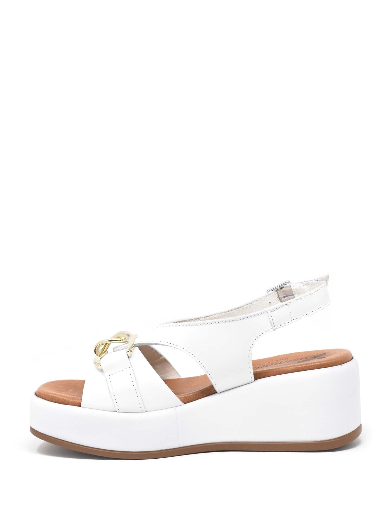 Sandali zeppa Bianco Susimoda