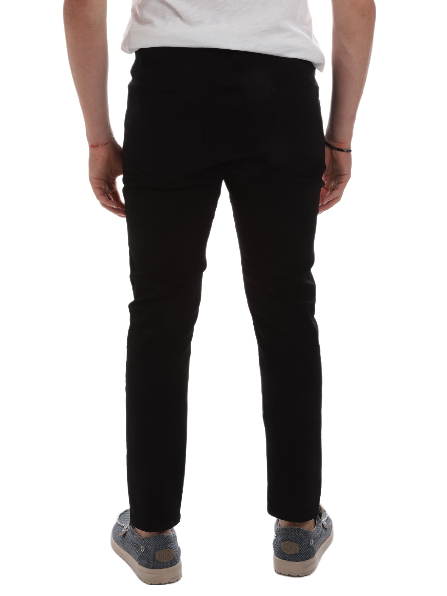 Pantaloni Nero Borgoni Milano