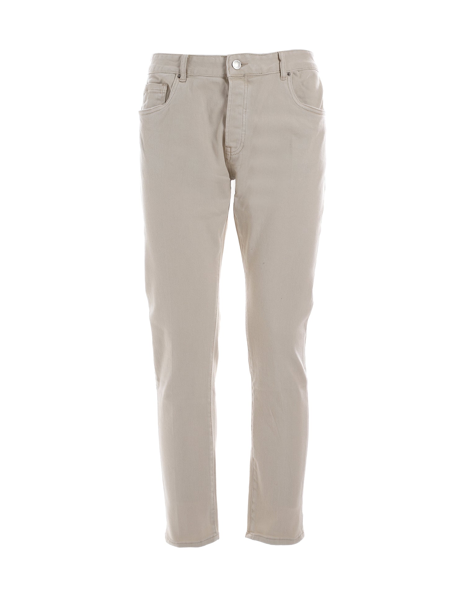 Pantaloni Beige Borgoni Milano