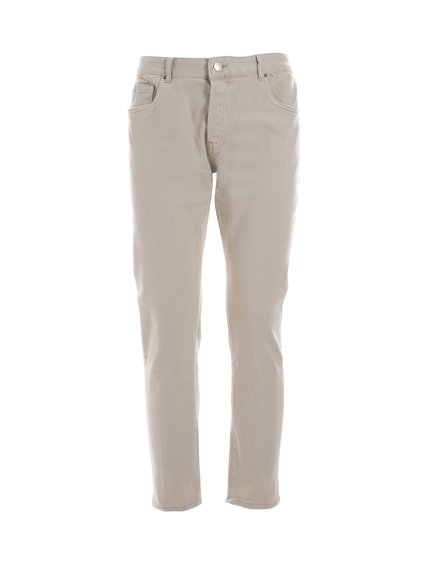 Pantaloni Beige Borgoni Milano