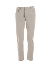 Pantaloni Beige Borgoni Milano