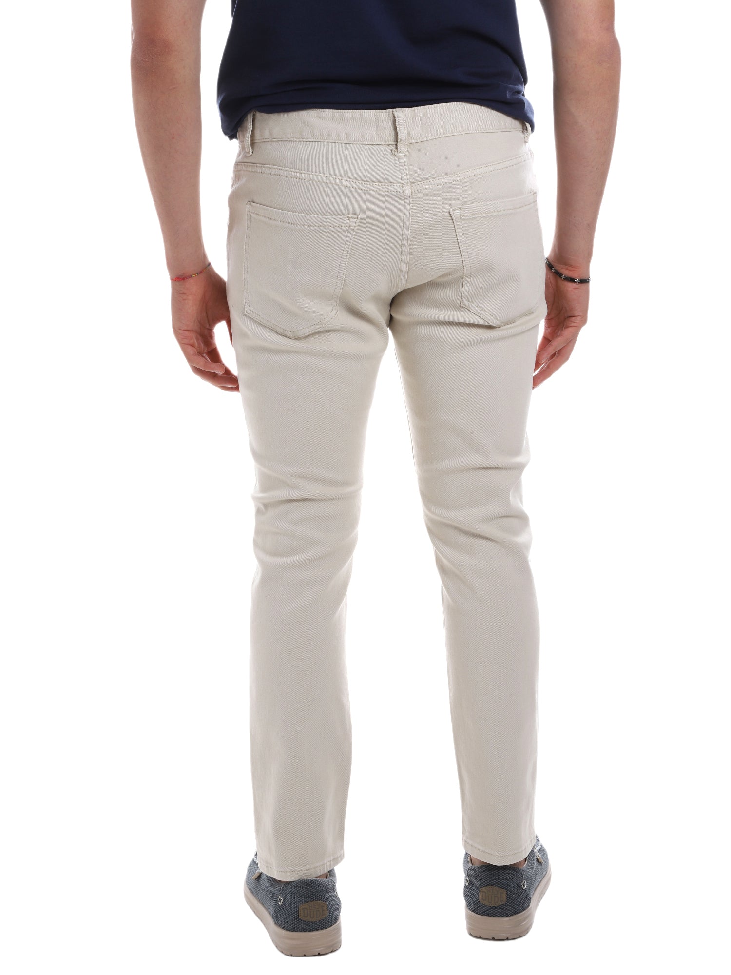 Pantaloni Beige Borgoni Milano