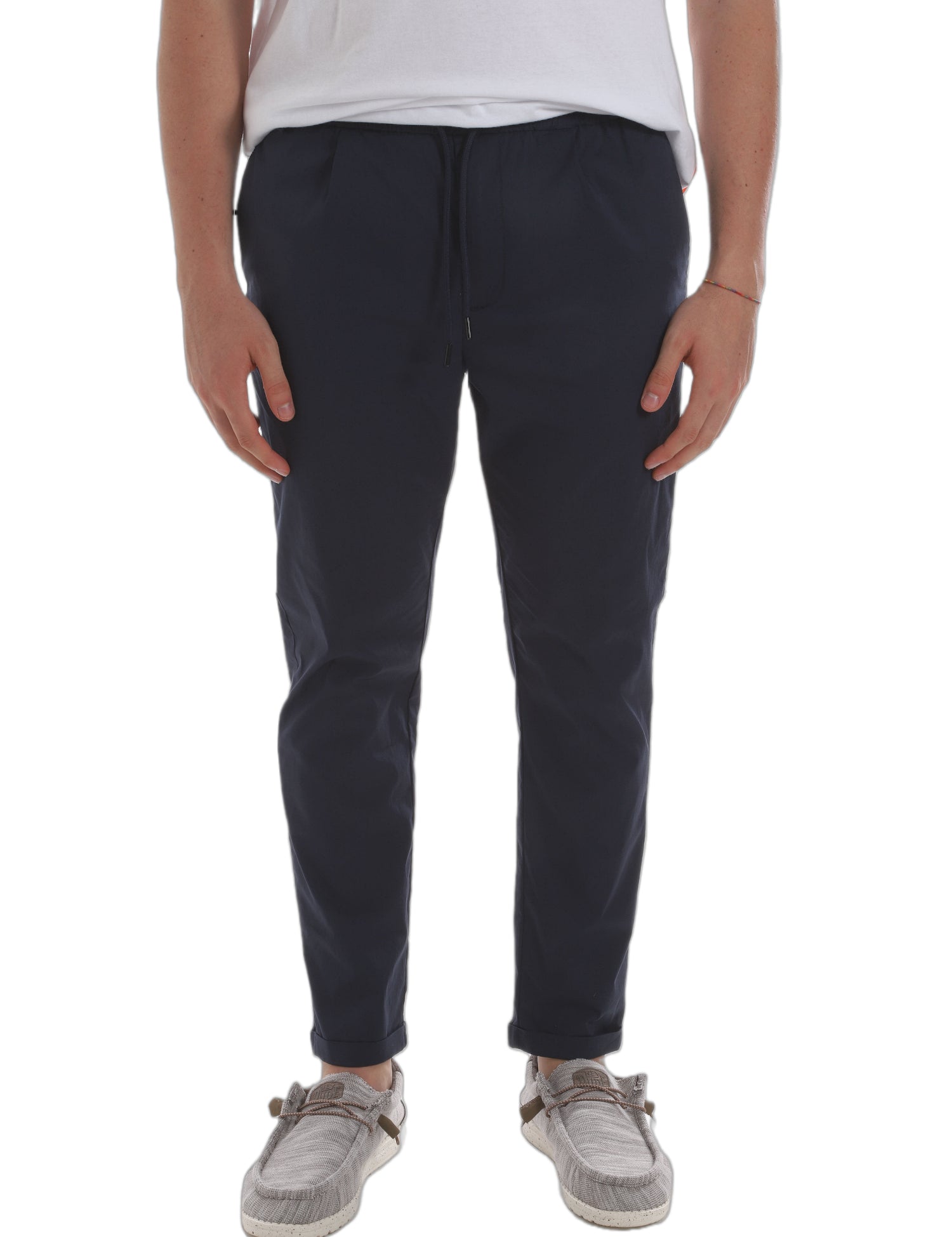 Pantaloni Blu Borgoni Milano