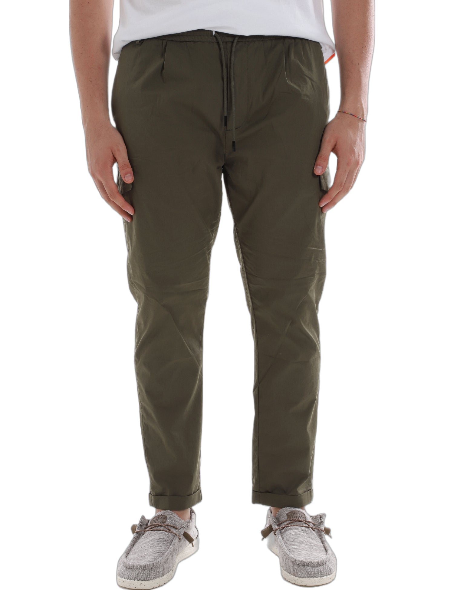 Pantaloni Verde Borgoni Milano
