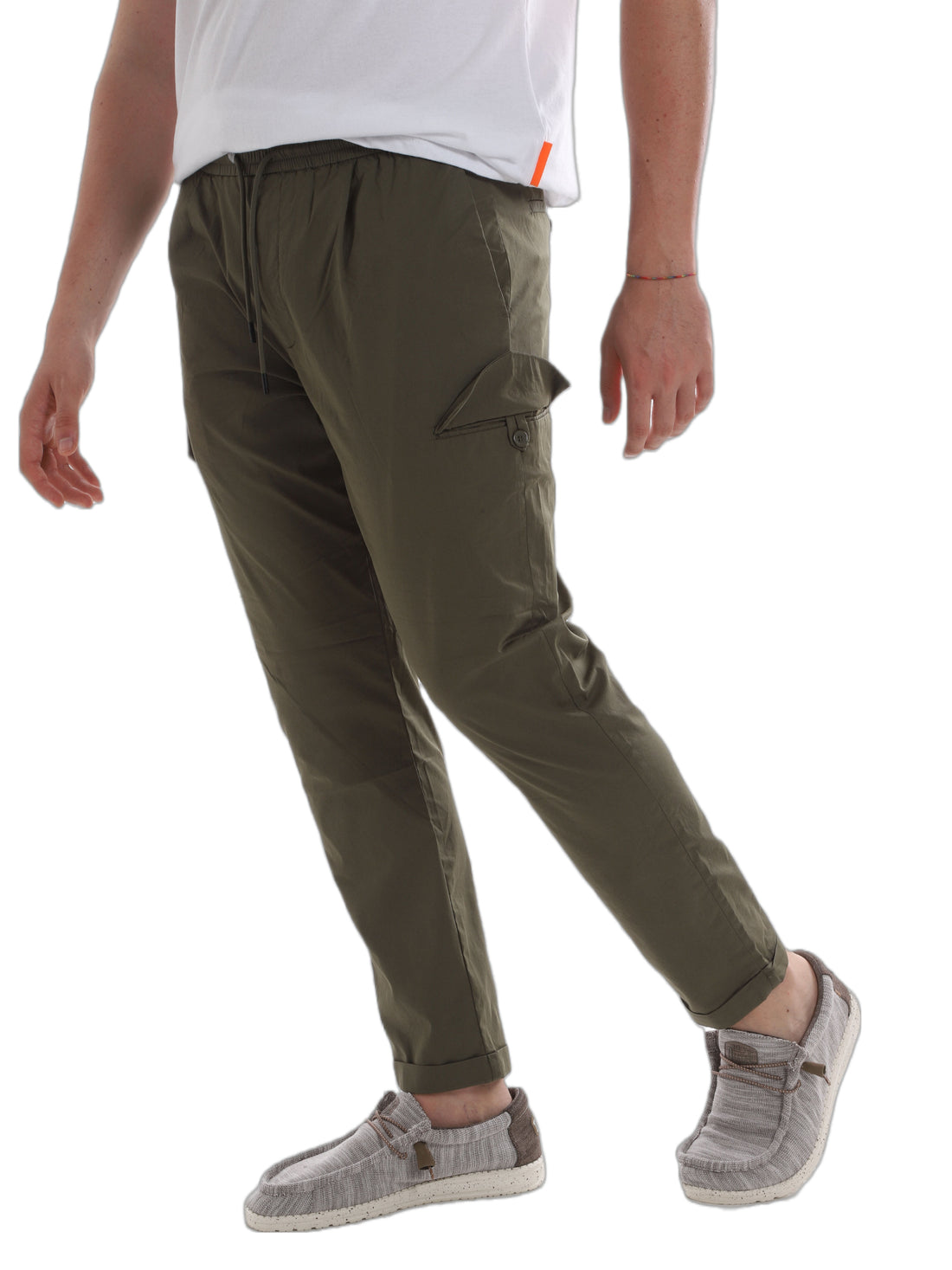 Pantaloni Verde Borgoni Milano