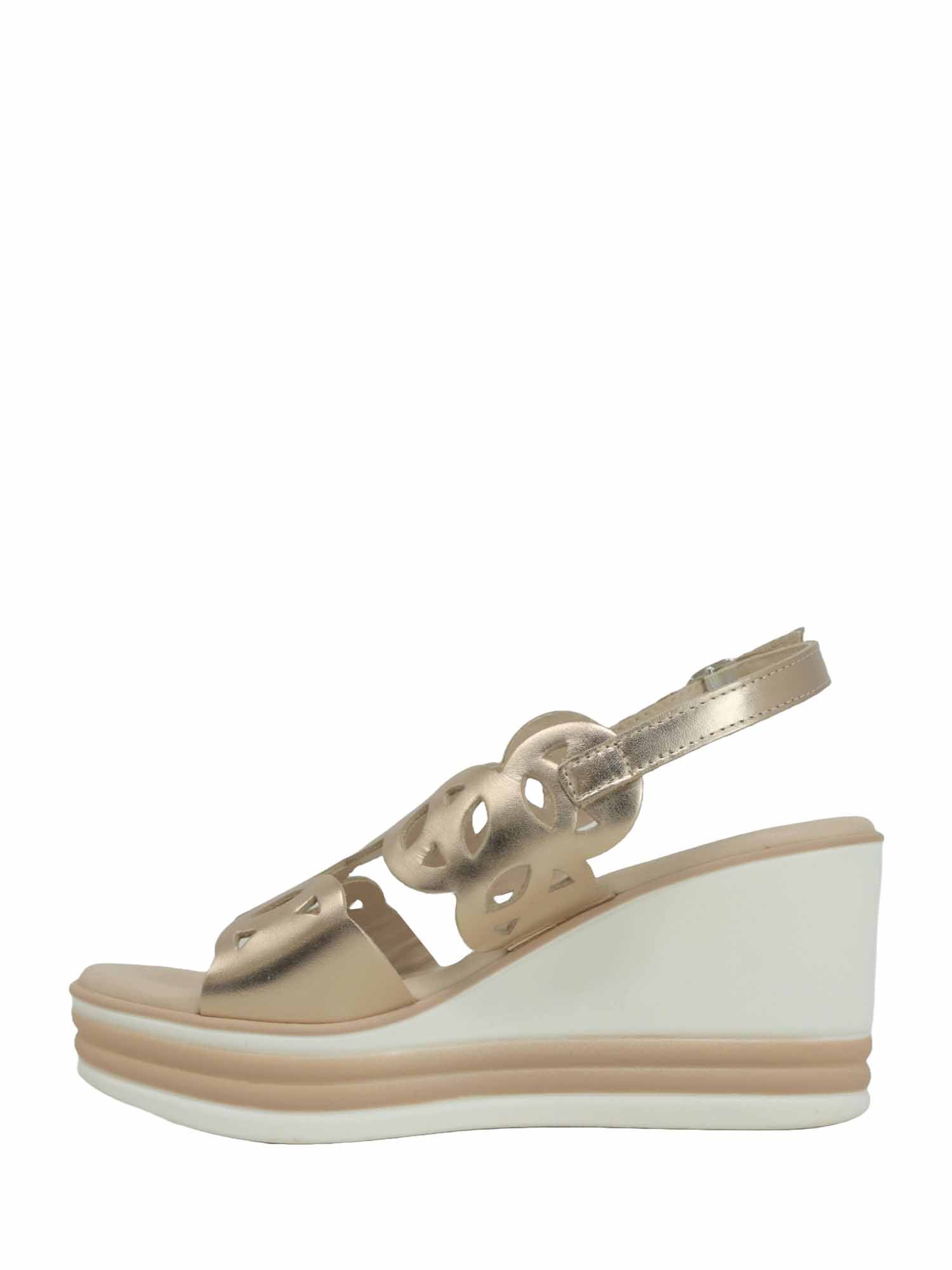 Sandali zeppa Bronzo Susimoda