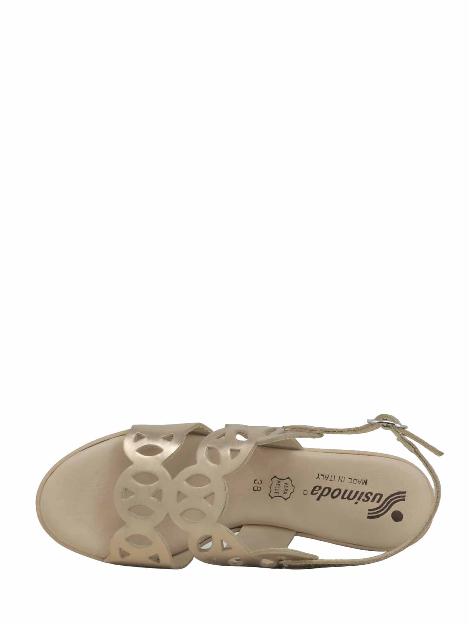 Sandali zeppa Bronzo Susimoda