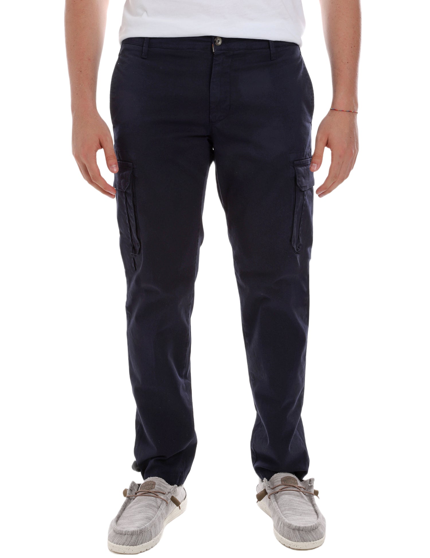 Pantaloni Blu Borgoni Milano