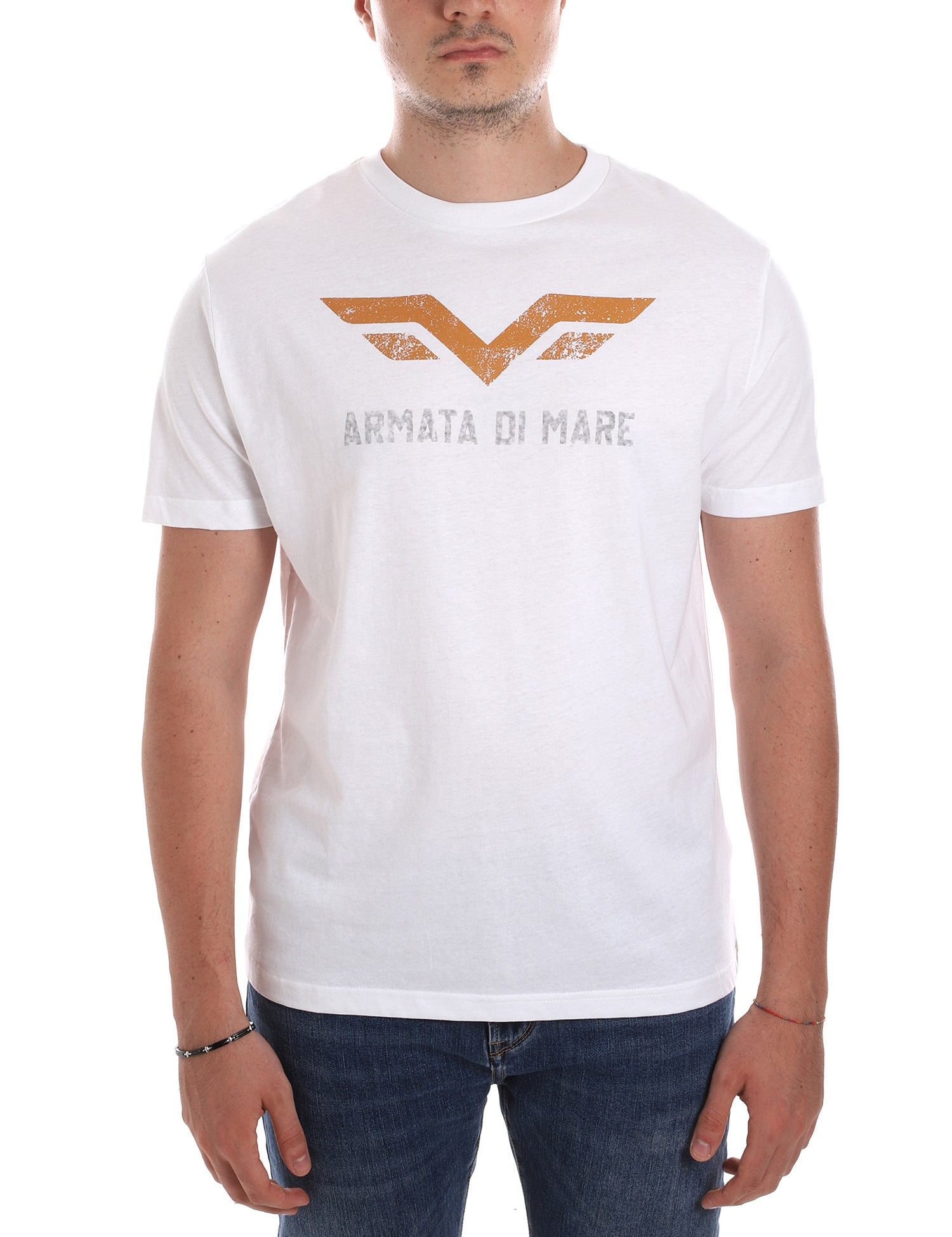 T-shirt Bianco Armata Di Mare