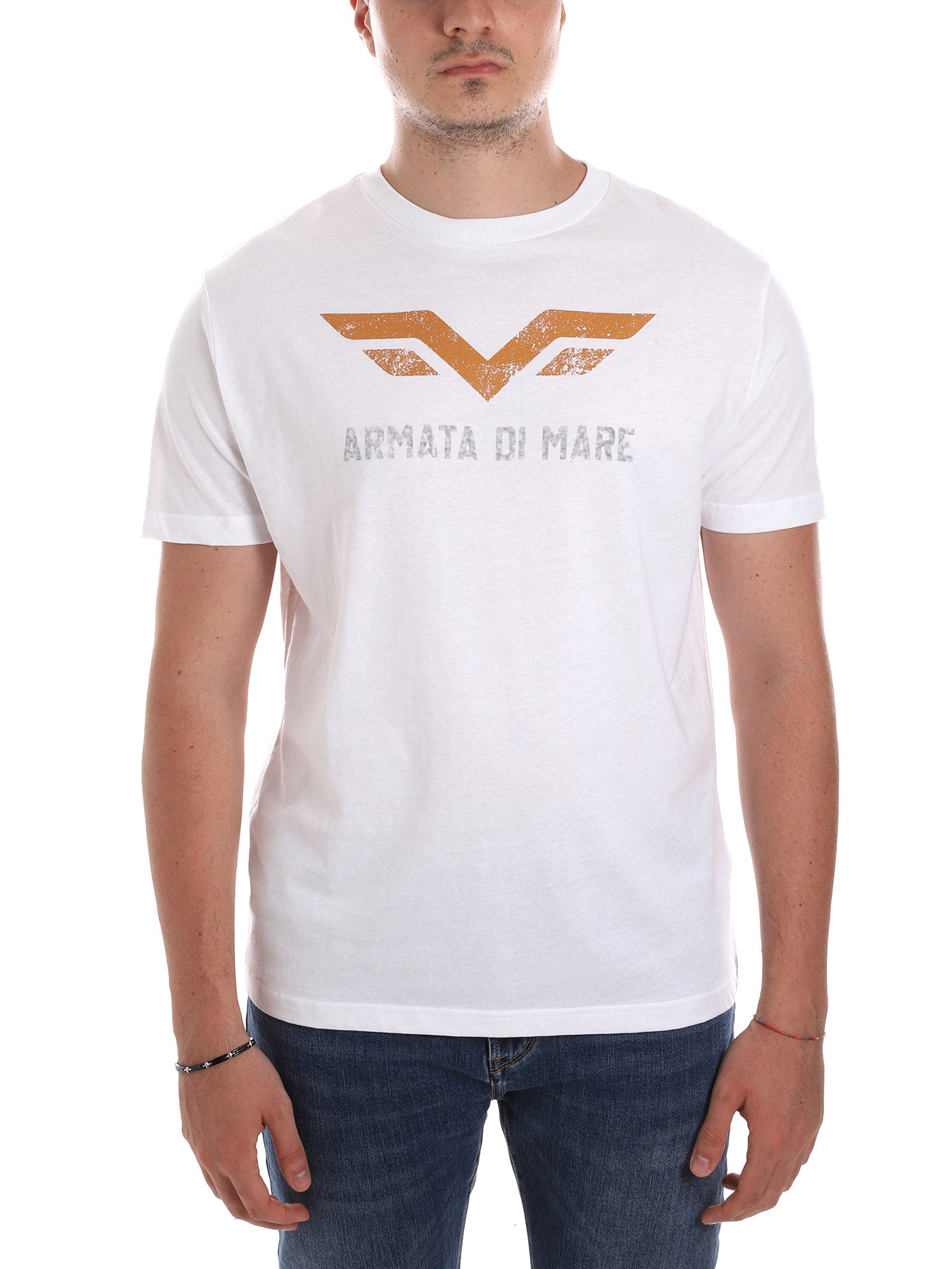 T-shirt Bianco Armata Di Mare