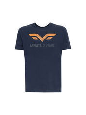 T-shirt Blu Scuro Armata Di Mare