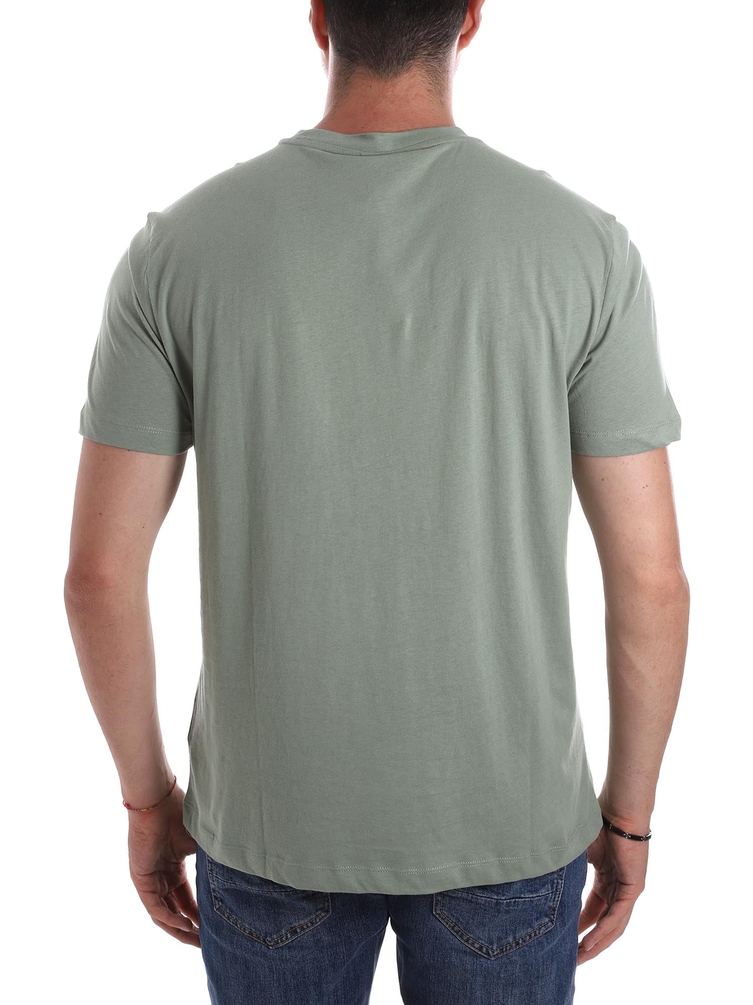 T-shirt Verde Armata Di Mare