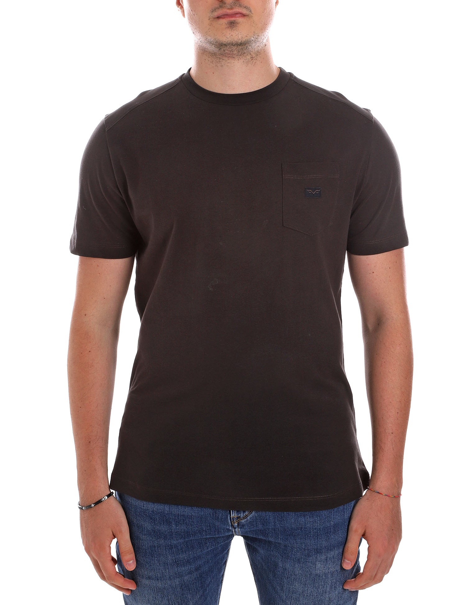 T-shirt Marrone Armata Di Mare