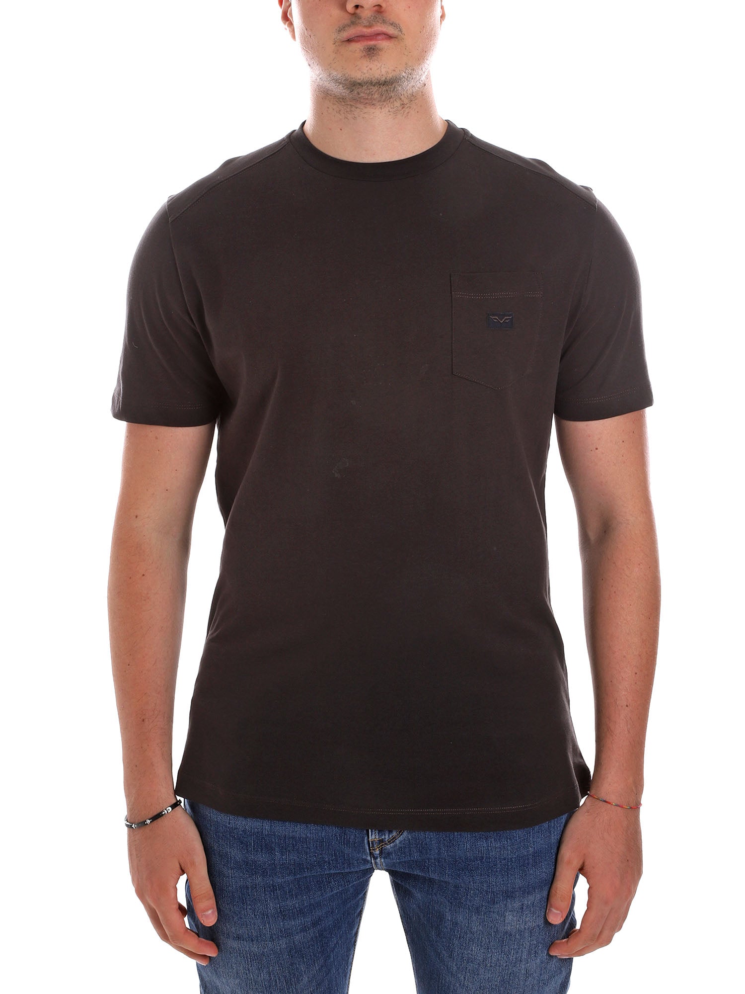 T-shirt Marrone Armata Di Mare