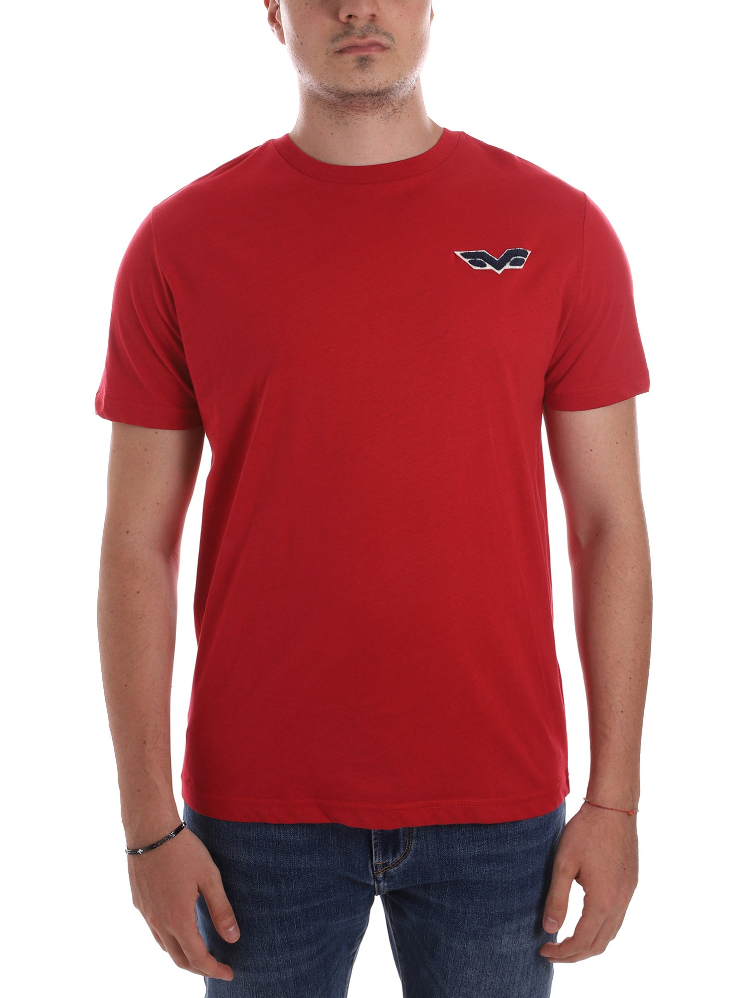 T-shirt Rosso Armata Di Mare