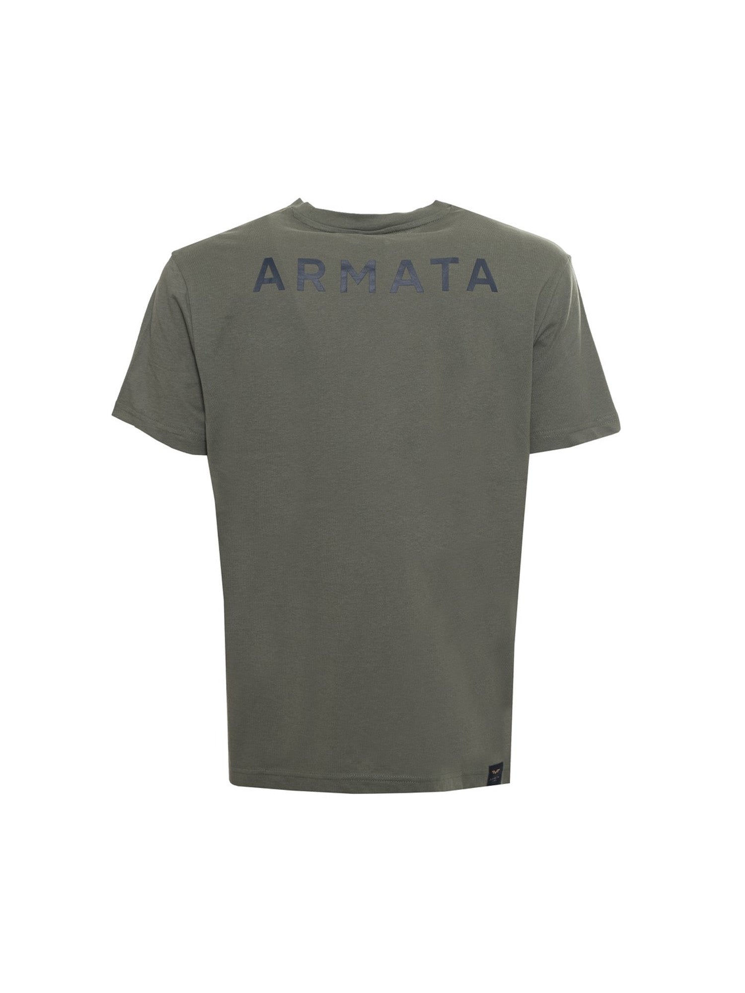 T-shirt Verde Armata Di Mare