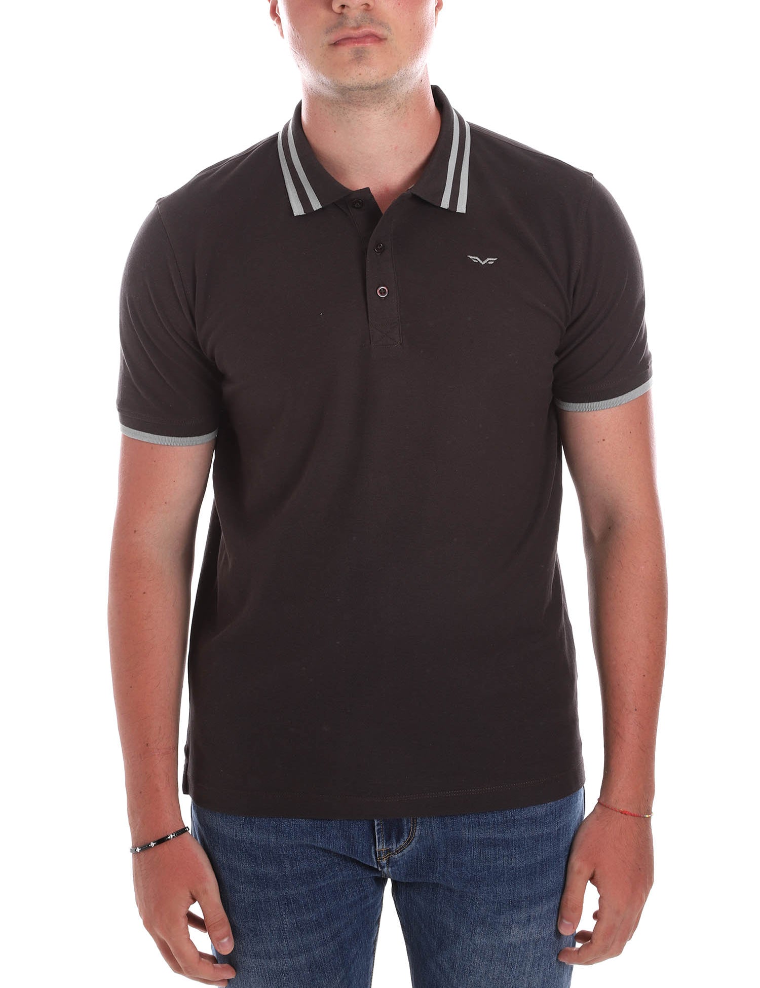 Polo Marrone Armata Di Mare