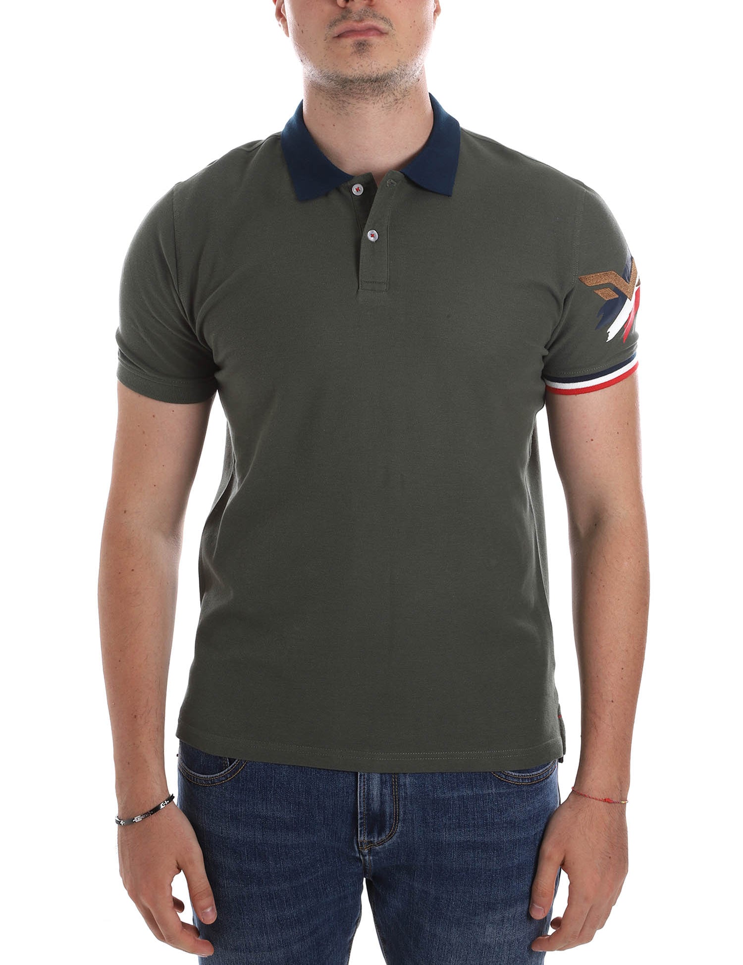 Polo Verde Armata Di Mare