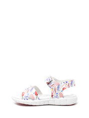 Sandali con strappi Bianco Rosa Lumberjack