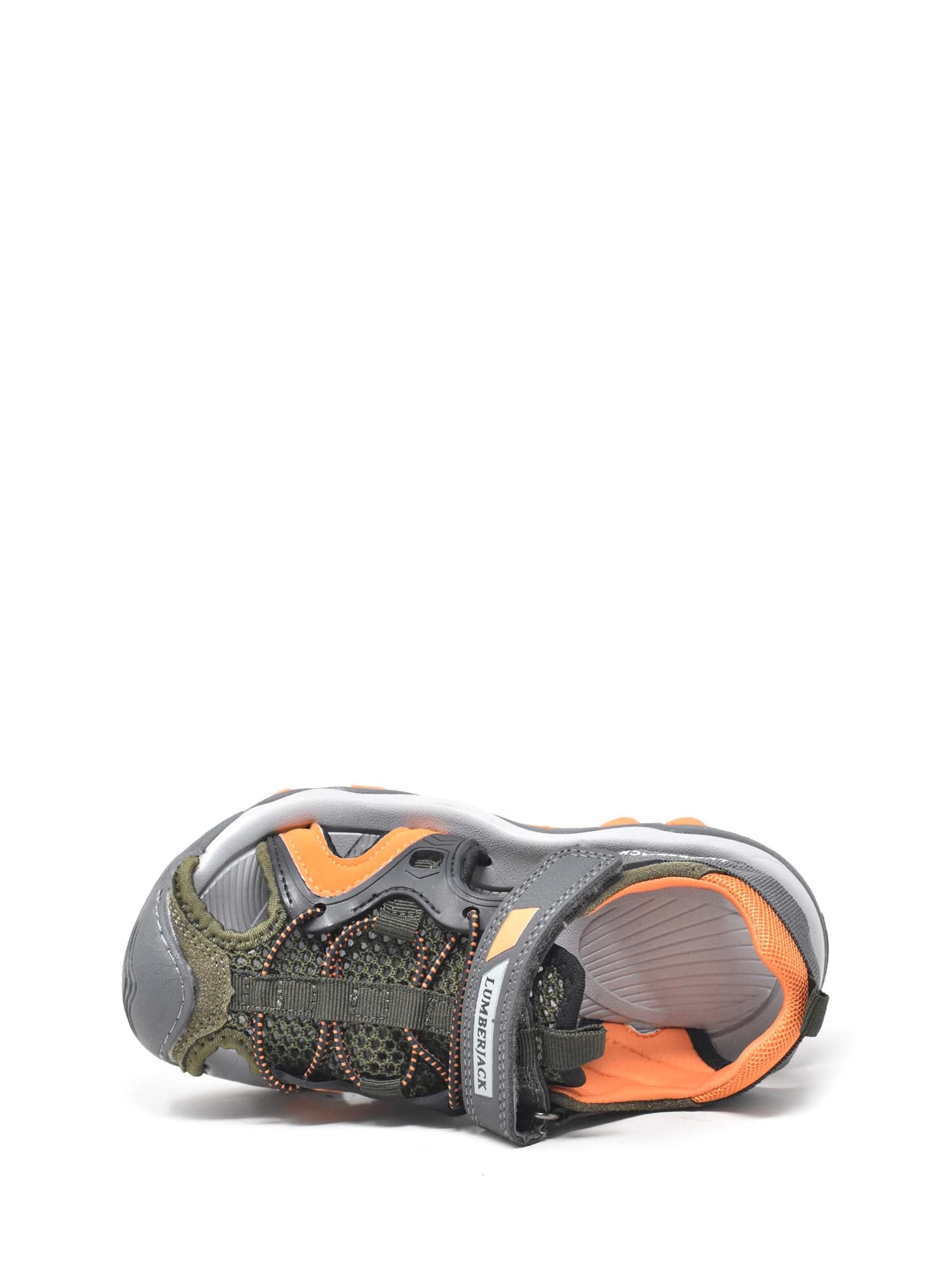 Sandali con strappi Verde Lumberjack