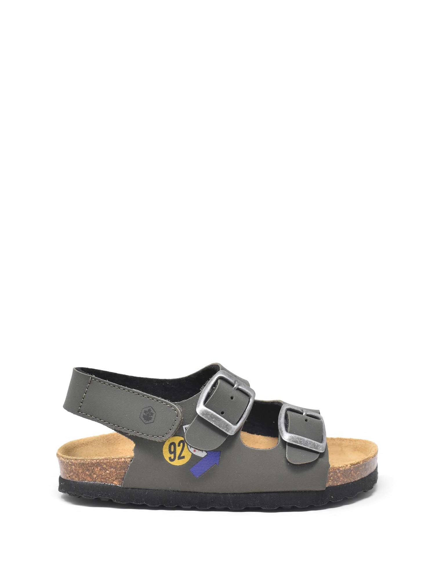 Sandali con strappi Verde Lumberjack